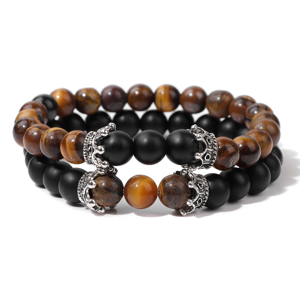 Natural Stone Bead Set Combination Bracelet