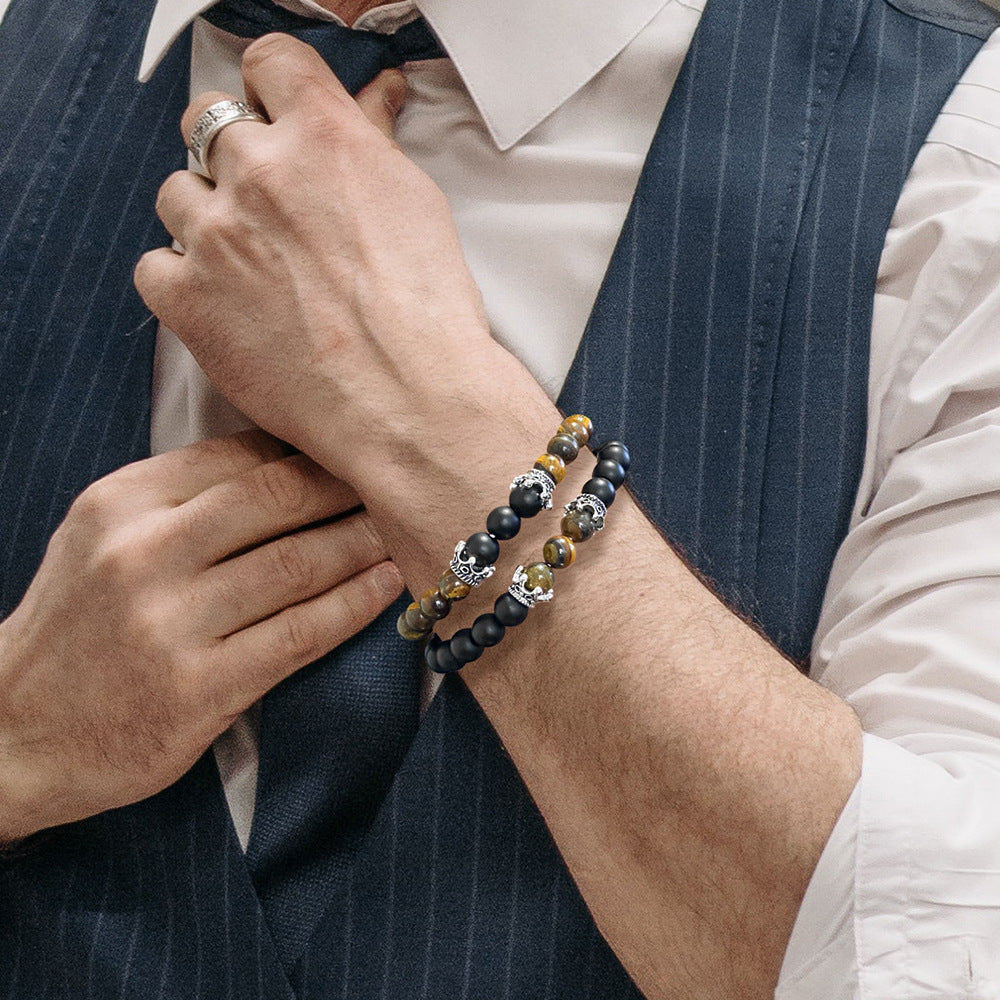 Natural Stone Bead Set Combination Bracelet