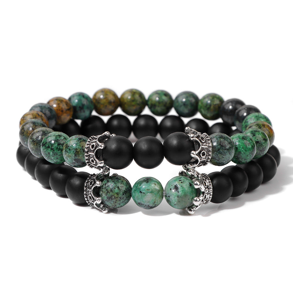 Natural Stone Bead Set Combination Bracelet
